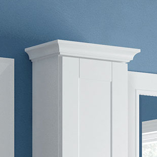 bathroom crown moulding selection